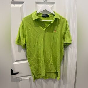 Polo by Ralph Lauren Green Polo Shirt Medium